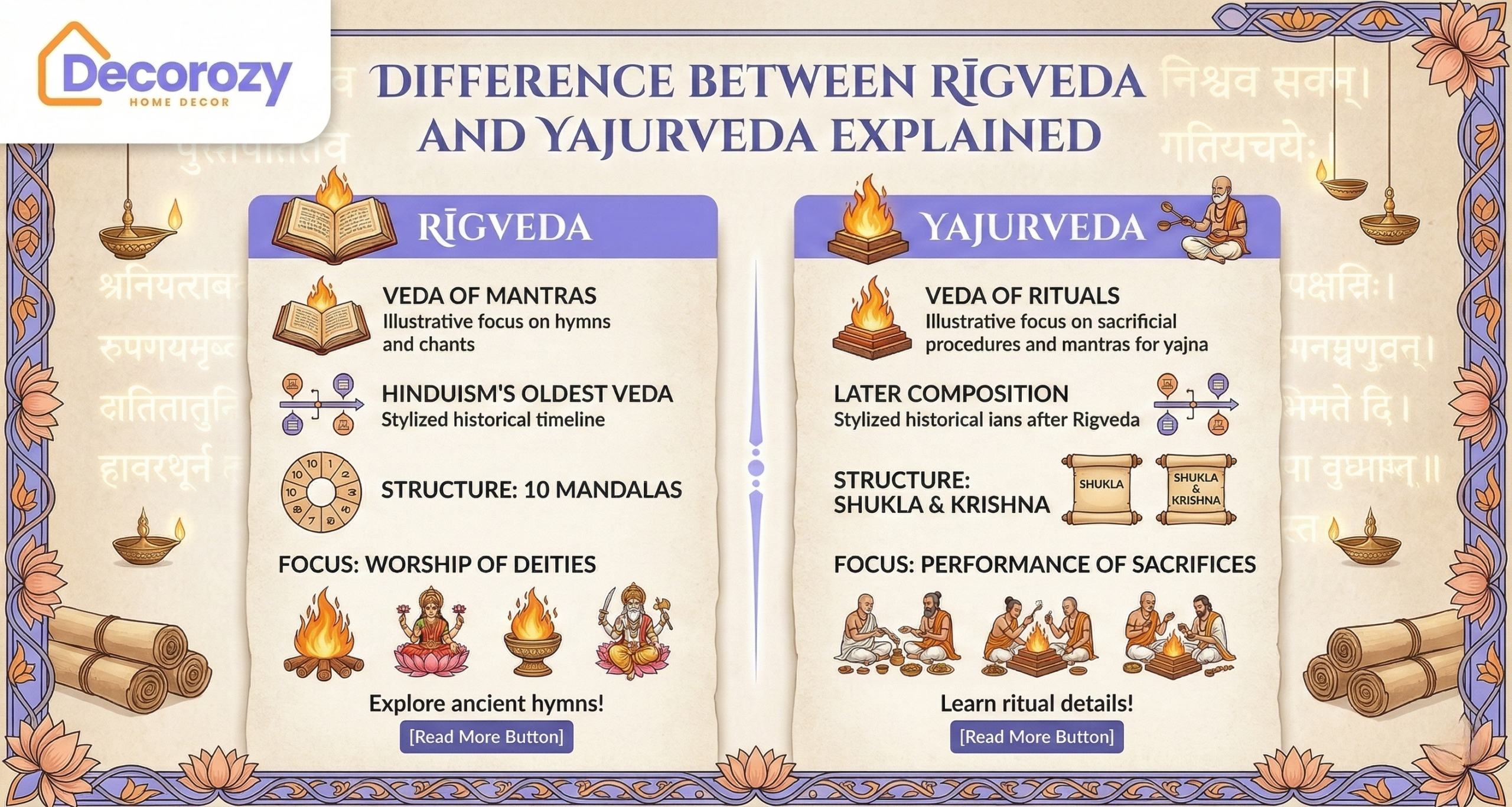 Difference Between Yajurveda and Rigveda