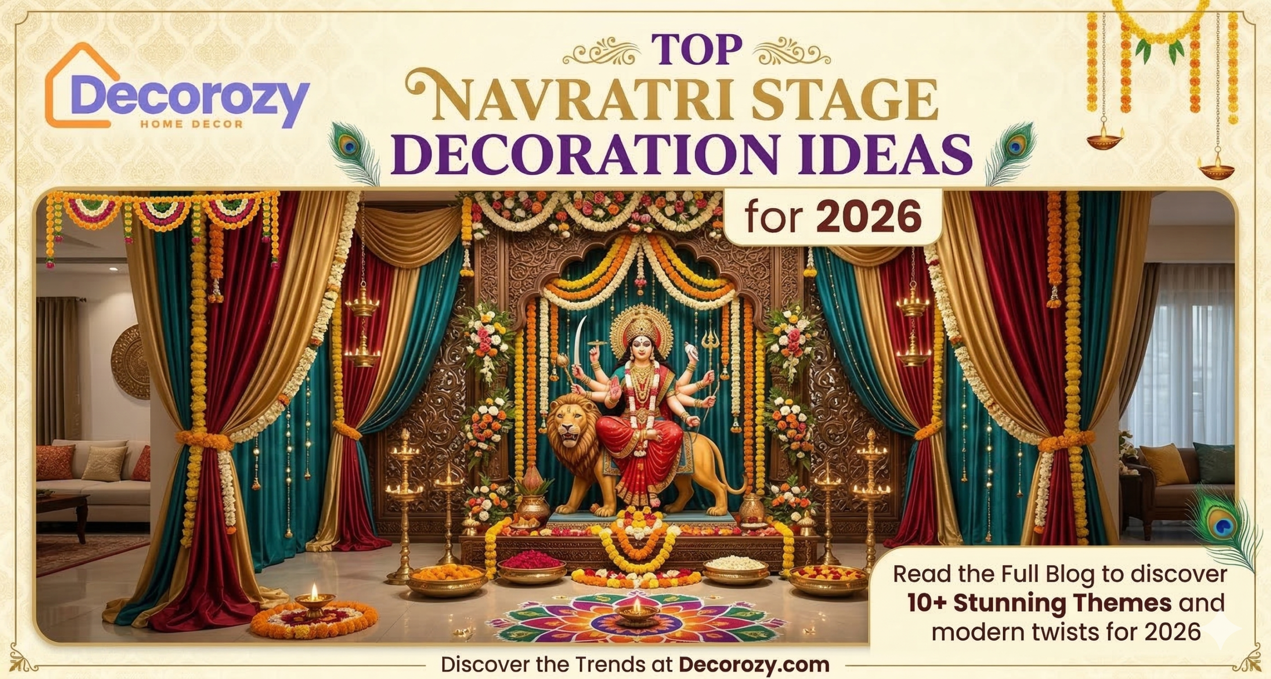 Top Navratri Stage Decoration Ideas for 2026
