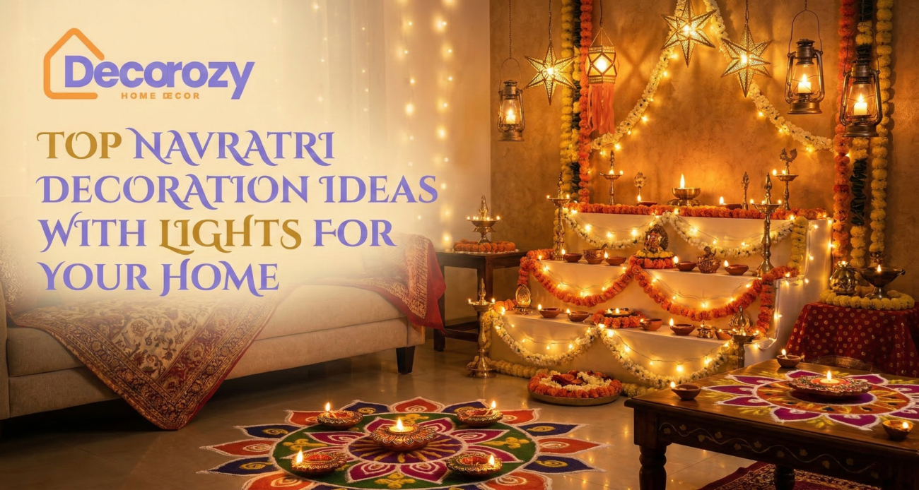 Top Navratri Decoration Ideas With Lights for Your Home
