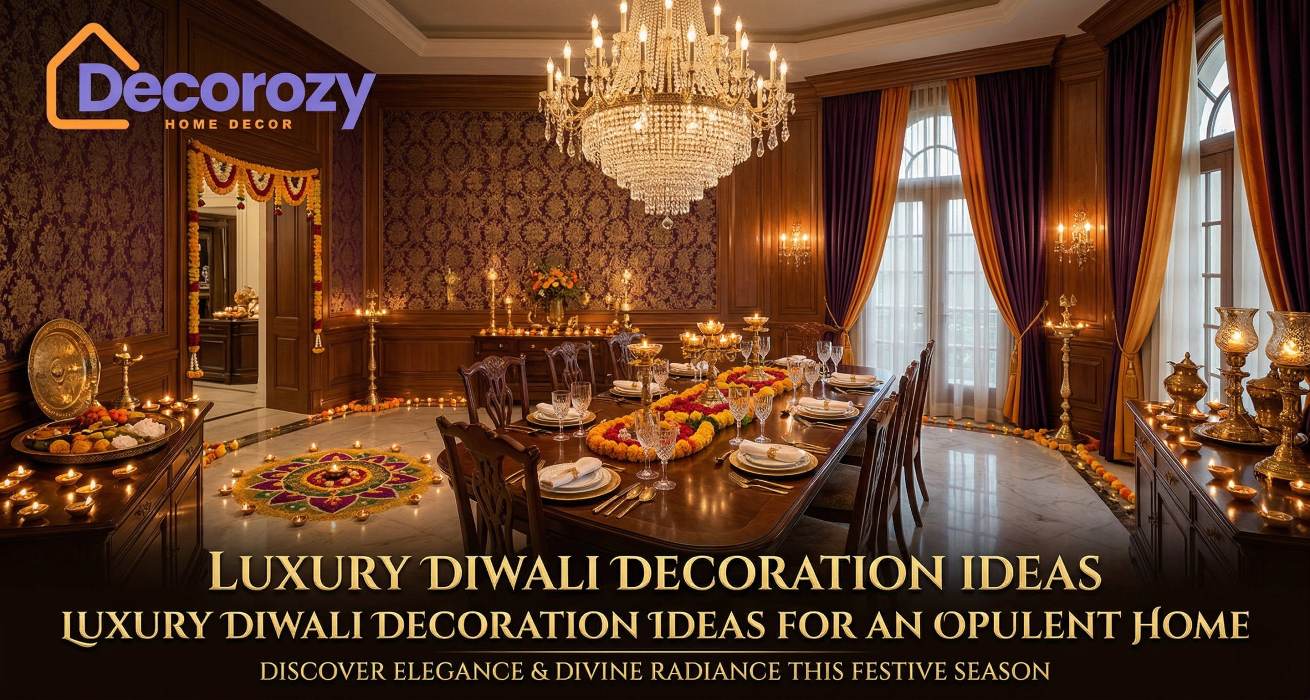 Luxury Diwali Decoration Ideas for an Opulent Home