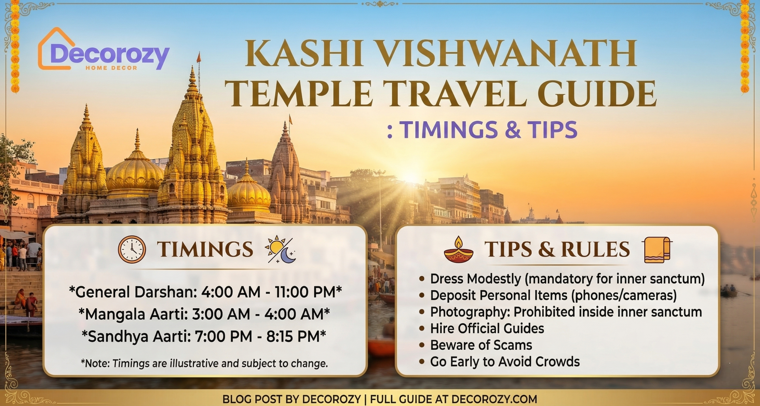 Kashi Vishwanath Temple Travel Guide: Timings & Tips