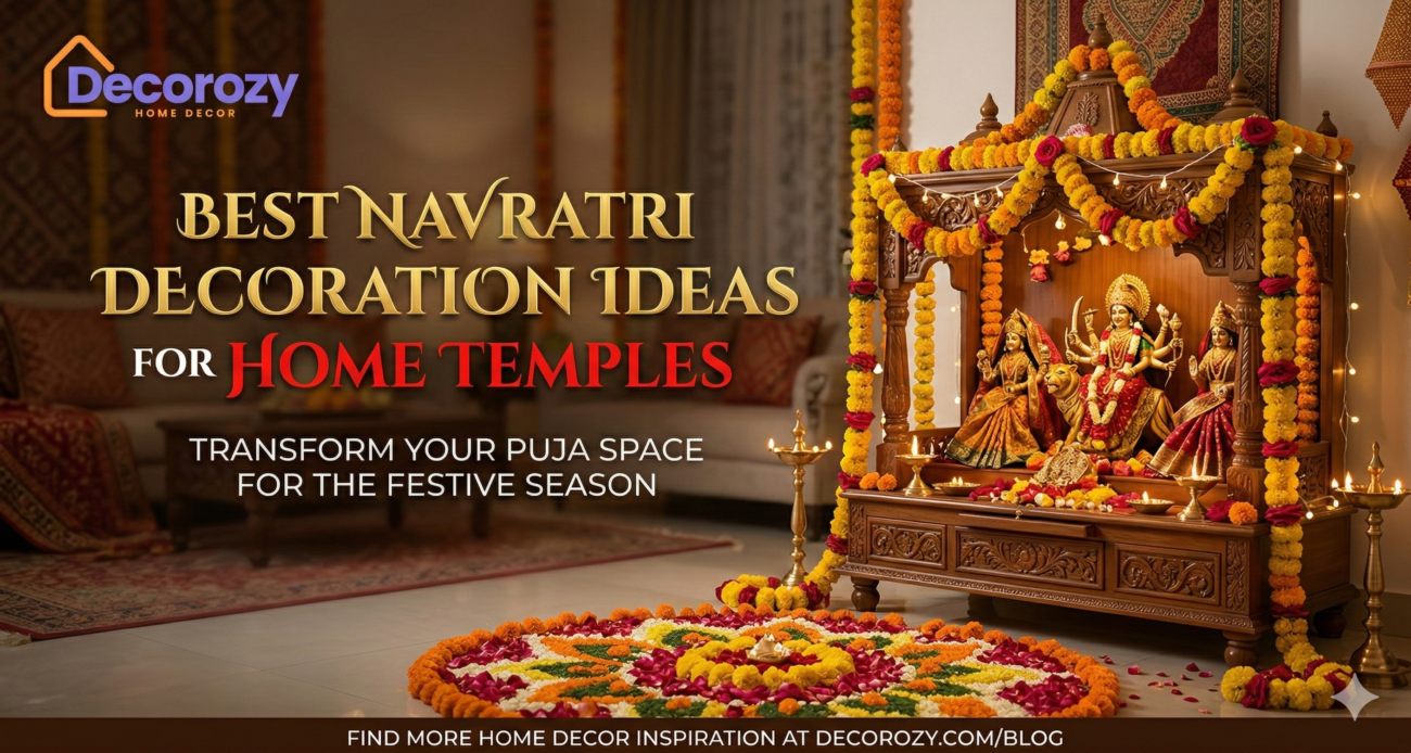 Best Navratri Decoration Ideas For Home Temples