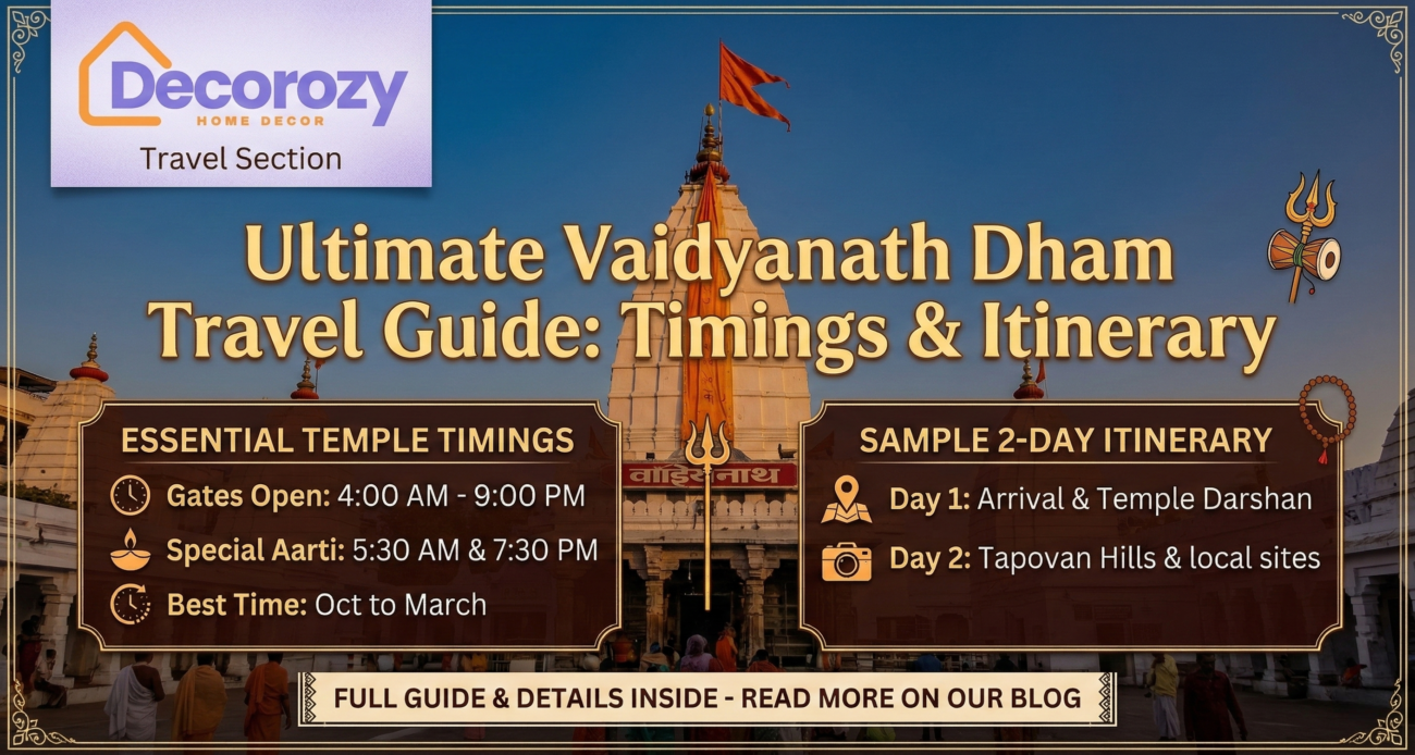 Ultimate Vaidyanath Dham Travel Guide: Timings & Itinerary