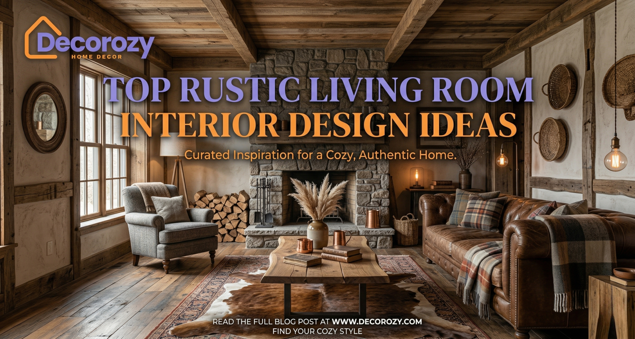 Top Rustic Living Room Interior Design Ideas