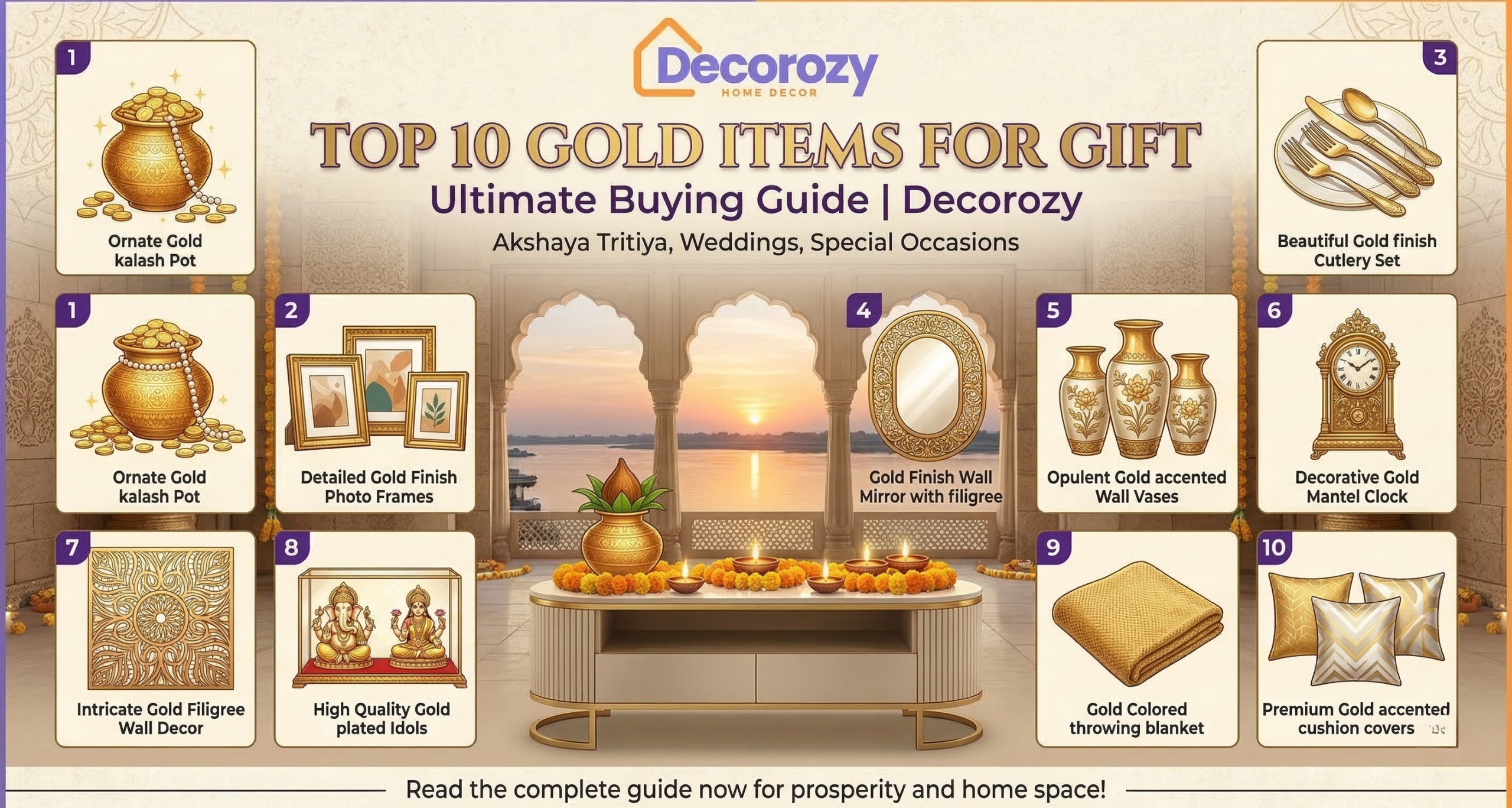 Top 10 Gold Items for Gift: Ultimate Buying Guide | Decorozy