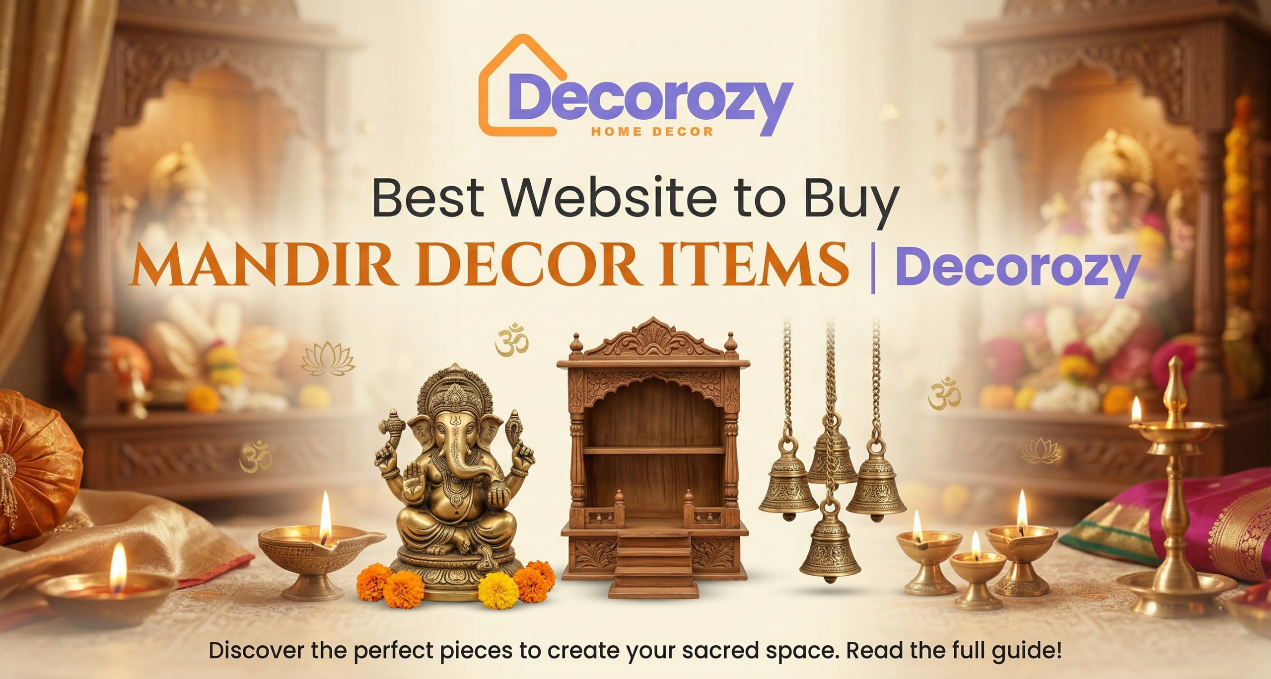 Best Website to Buy Mandir Decor Items | Decorozy