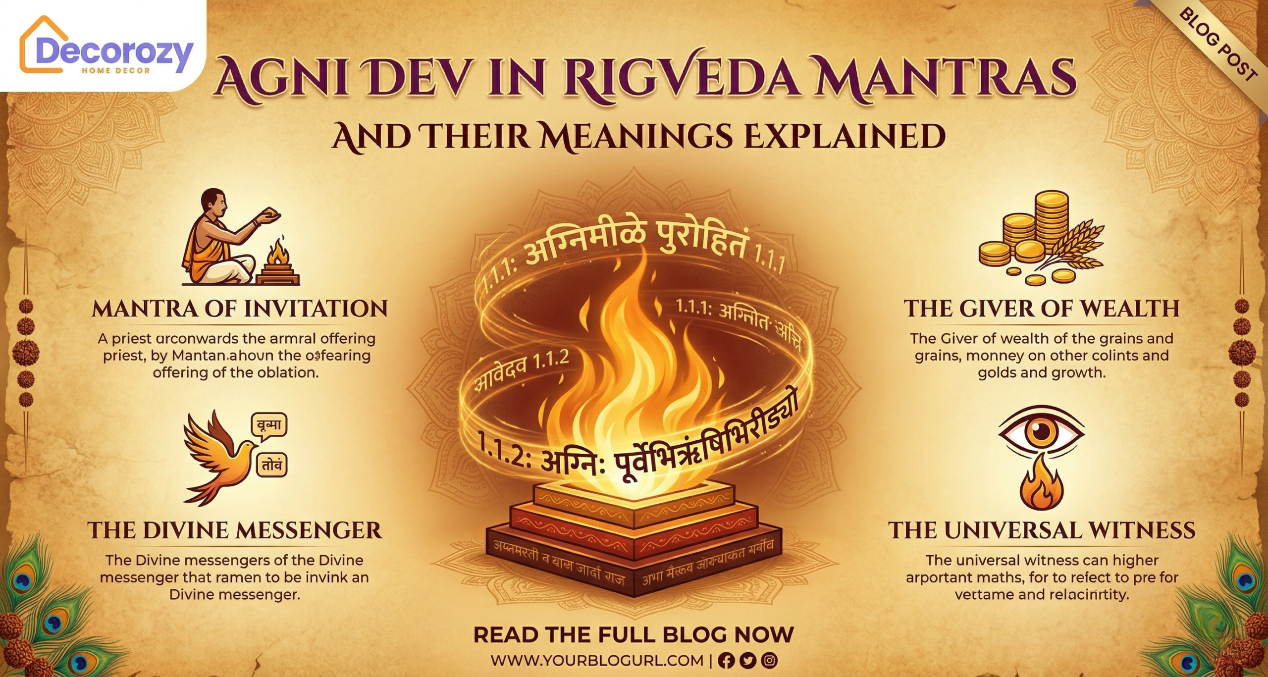 Agni Dev in Rigveda Mantras and Their Meanings Explained