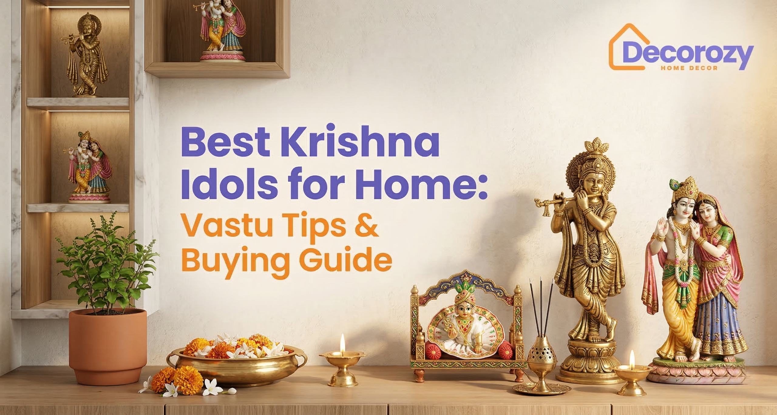 Best Krishna Idols for Home: Vastu Tips & Buying Guide
