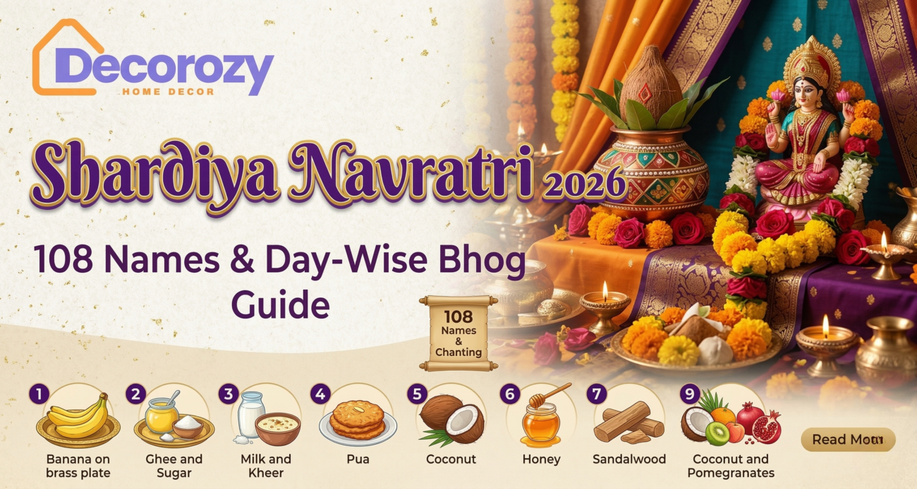 Shardiya Navratri 2026: 108 Names & Day-Wise Bhog Guide