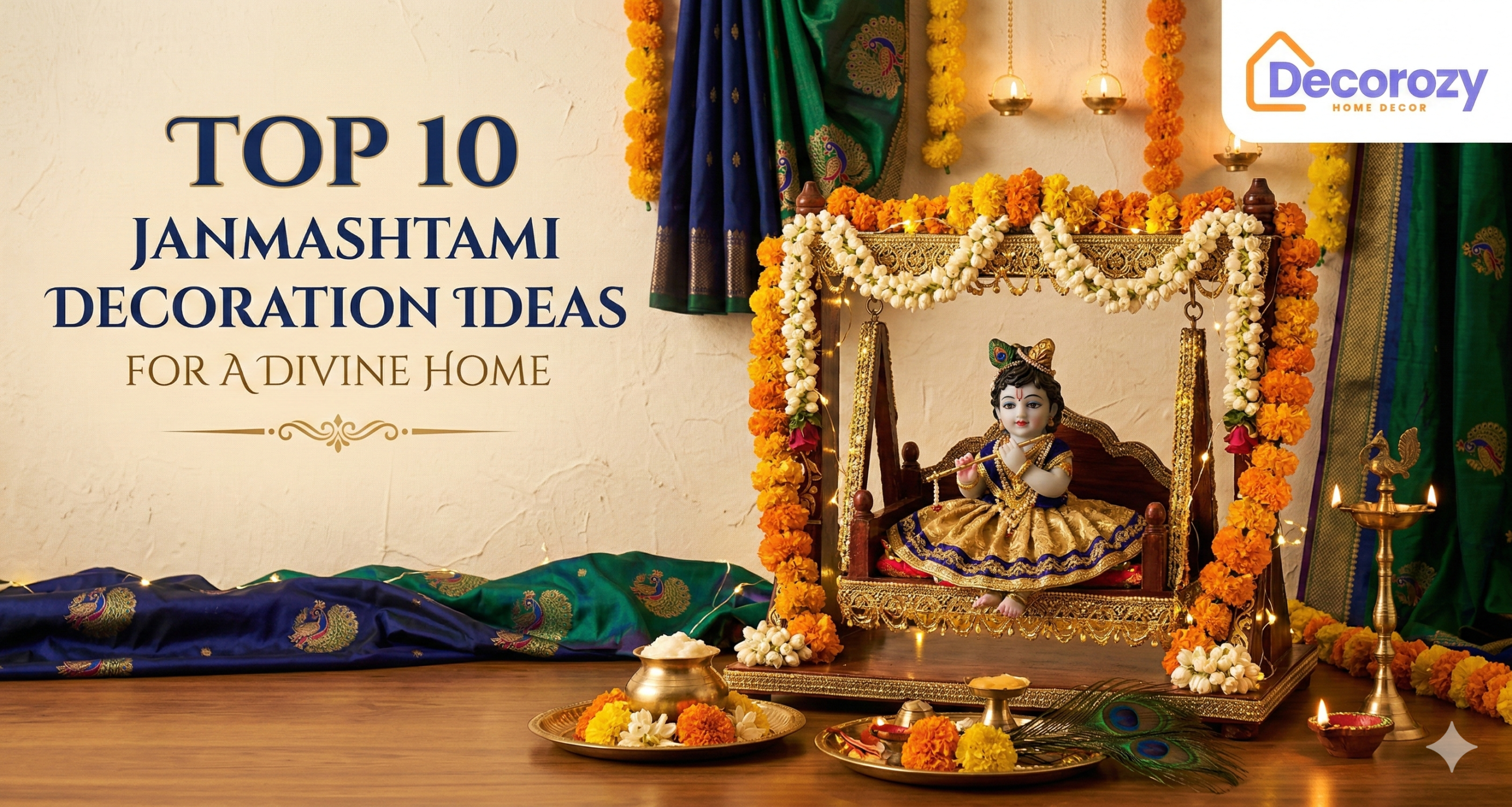 Top 10 Janmashtami Decoration Ideas for a Divine Home