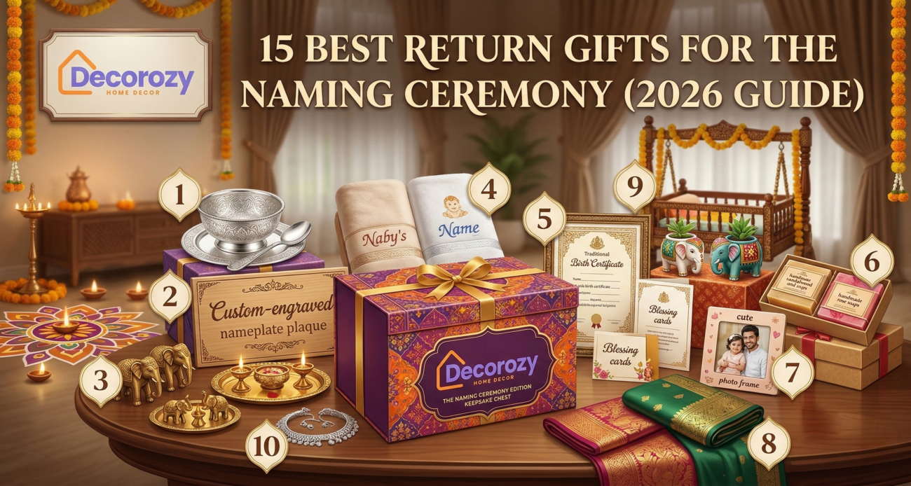 15 Best Return Gifts for The Naming Ceremony (2026 Guide)