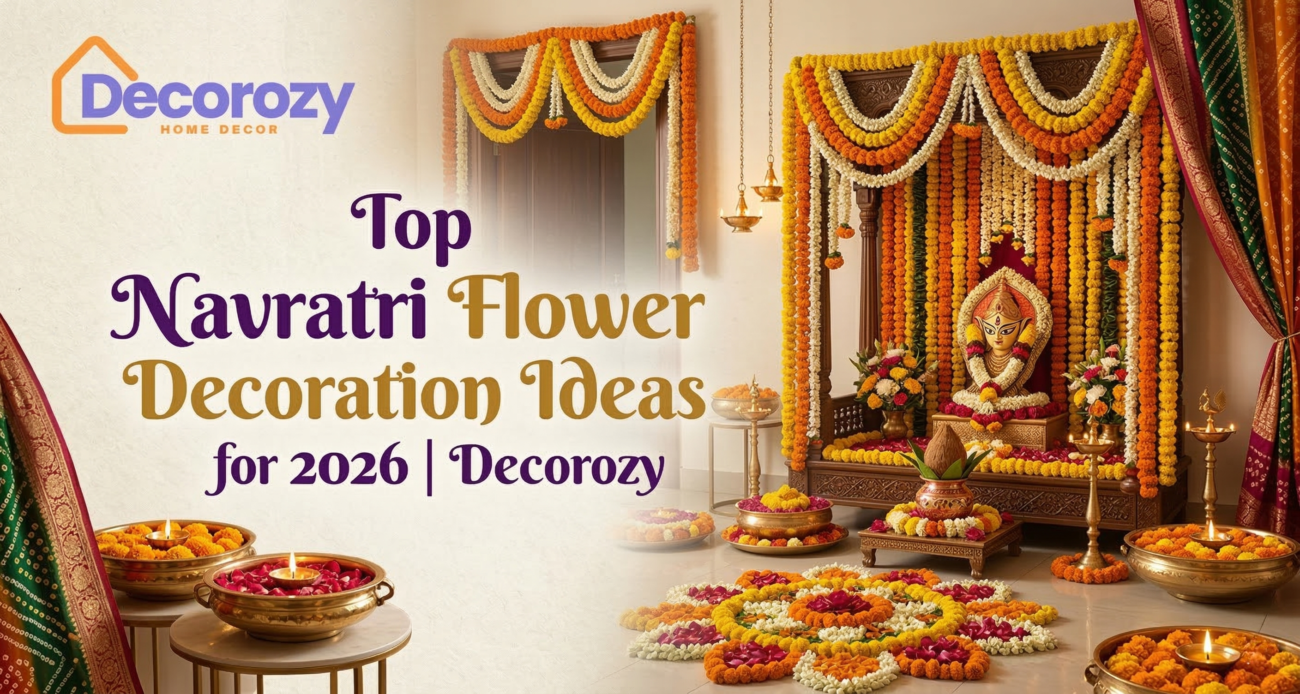 Top Navratri Flower Decoration Ideas for 2026 | Decorozy