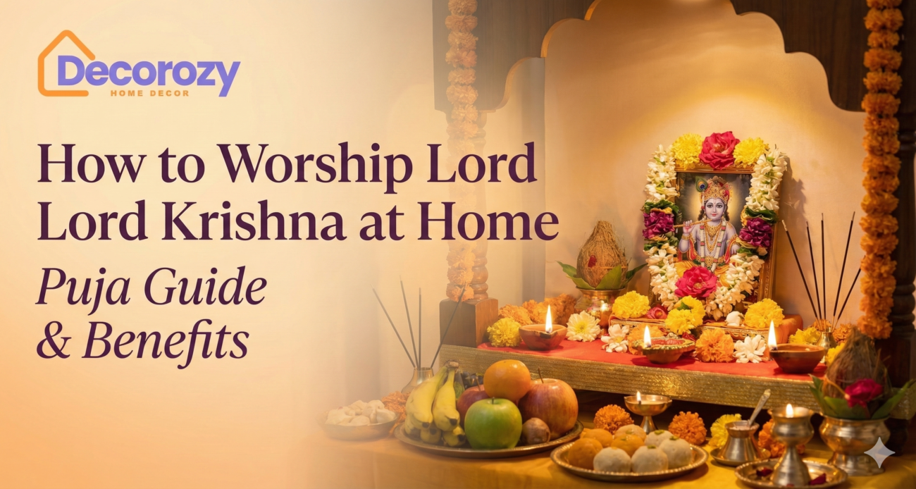 How to Worship Lord Krishna at Home: Puja Guide & Benefits