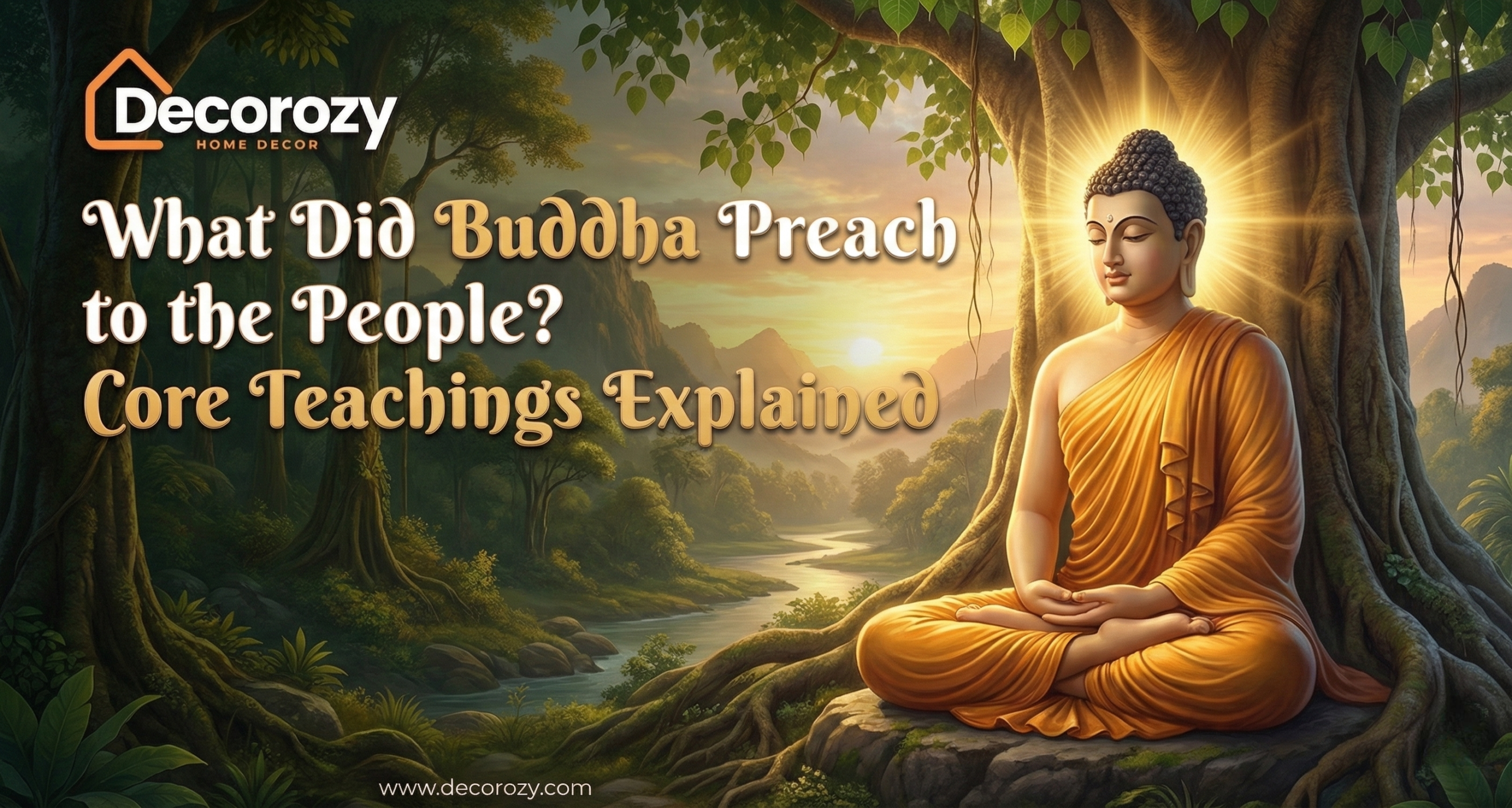 What Did Buddha Preach to the People? Core Teachings Explained
