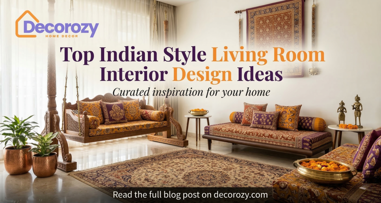 Top Indian Style Living Room Interior Design Ideas
