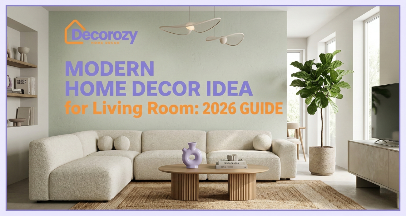 Modern Home Decor Idea for Living Room: 2026 Guide