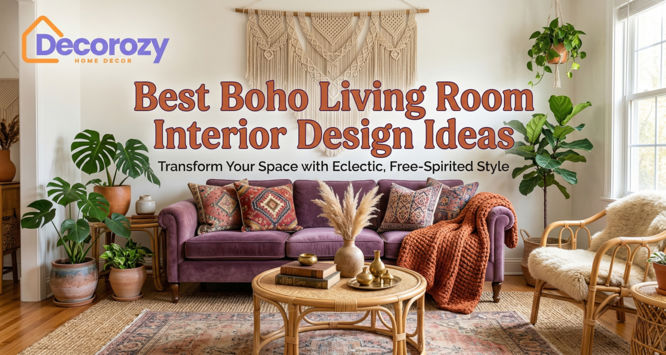Best Boho Living Room Interior Design Ideas