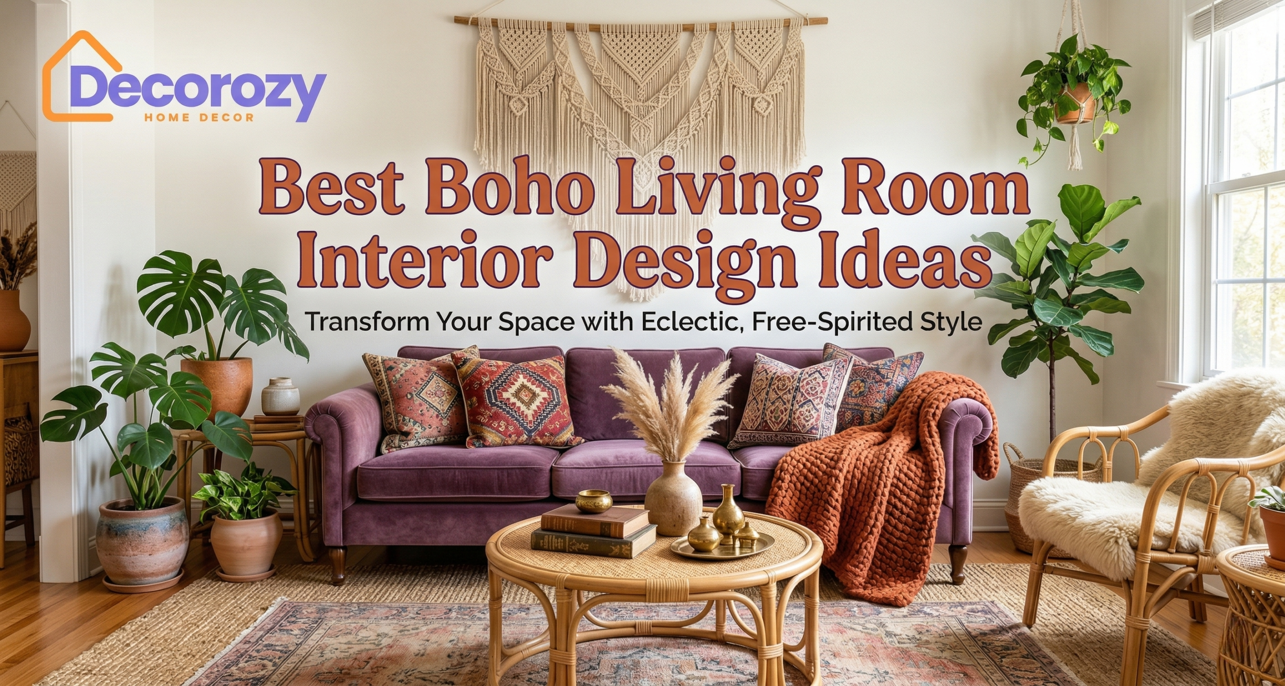 Best Boho Living Room Interior Design Ideas