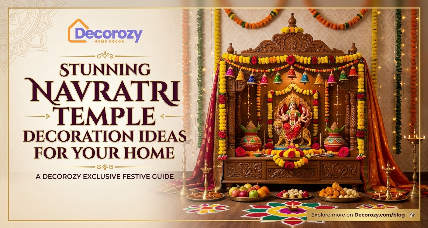 Stunning Navratri Temple Decoration Ideas for Your Home