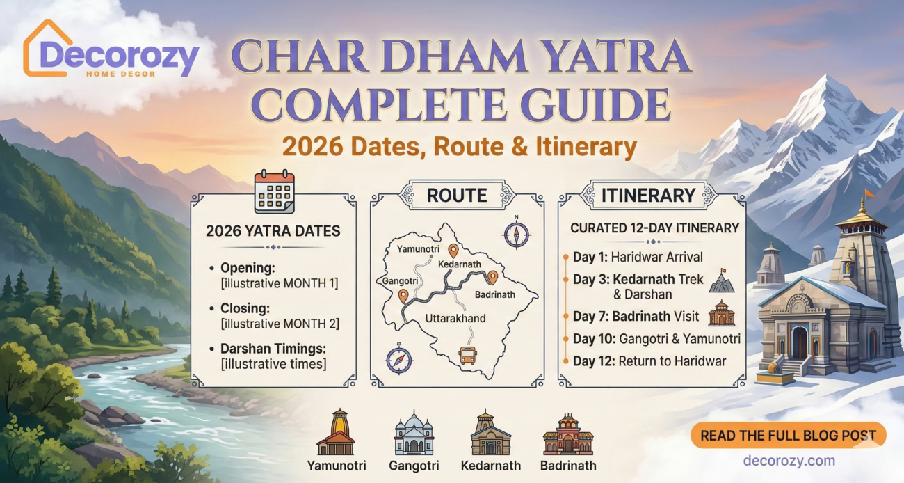 Char Dham Yatra Complete Guide: 2026 Dates, Route & Itinerary