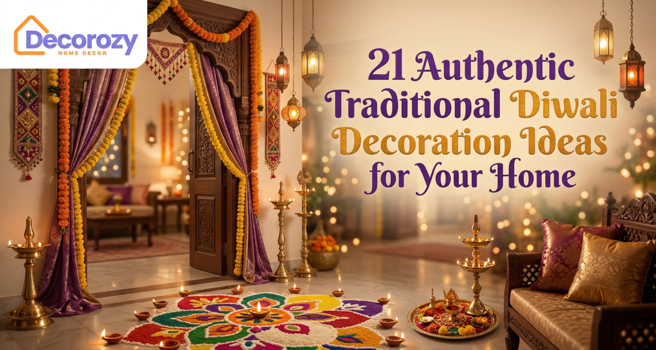 21 Authentic Traditional Diwali Decoration Ideas for Your Home