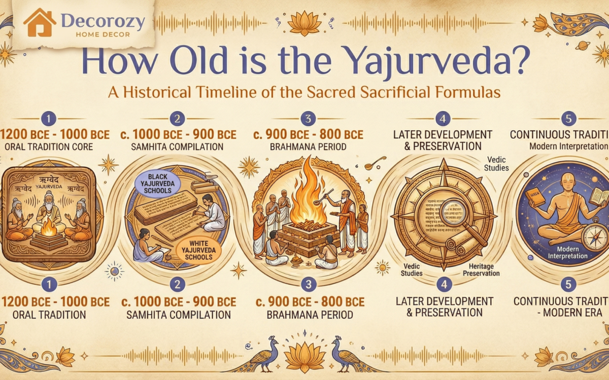 How Old is the Yajurveda? A Historical Timeline