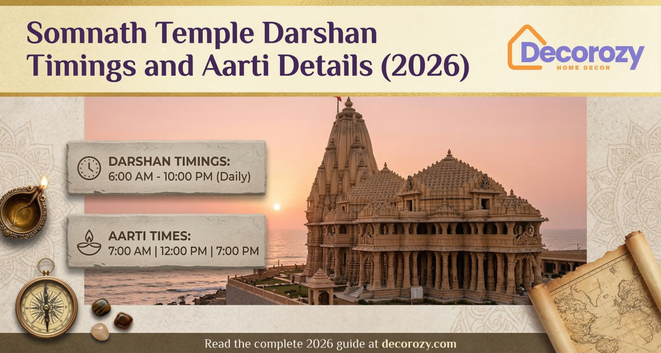 Somnath Temple Darshan Timings and Aarti Details (2026)