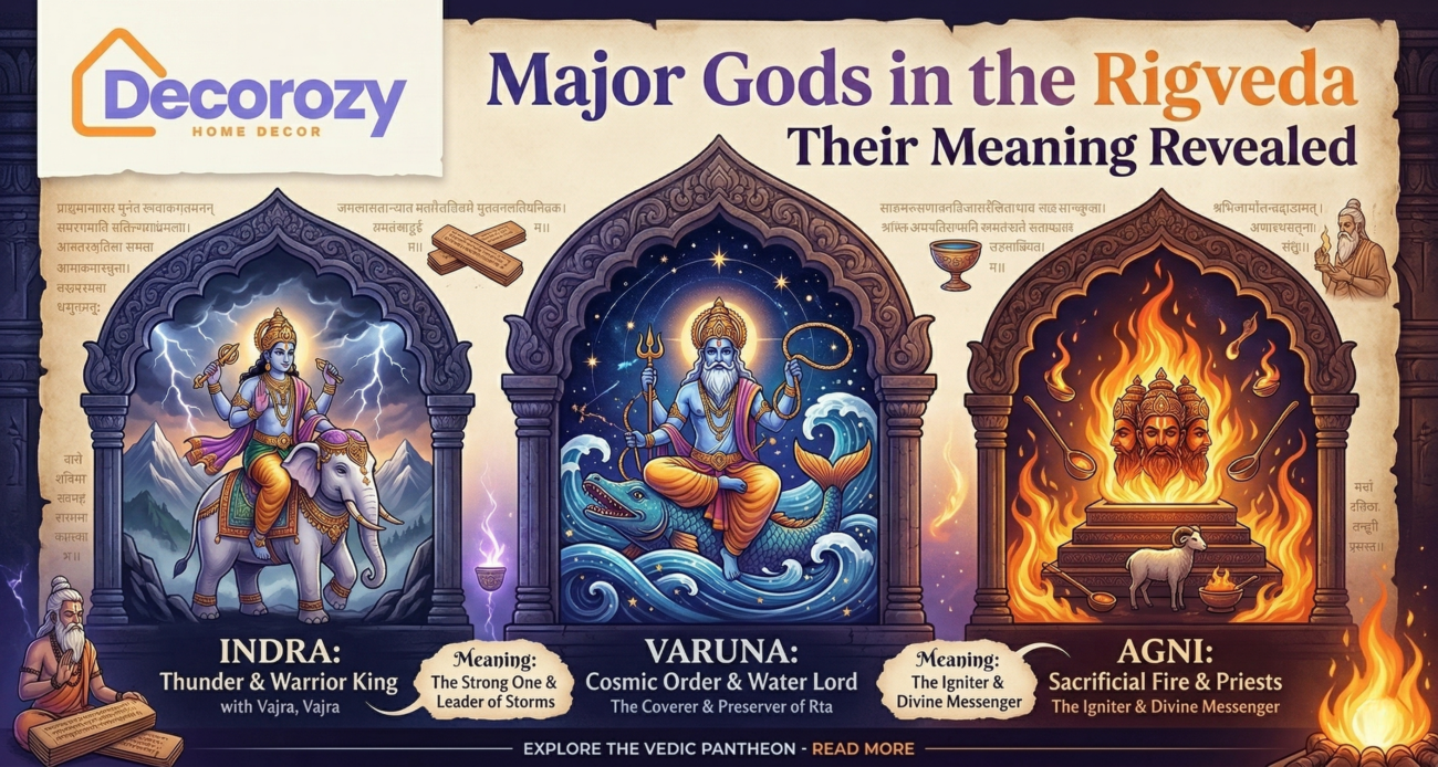 Major Gods in the Rigveda and Their Meaning Revealed