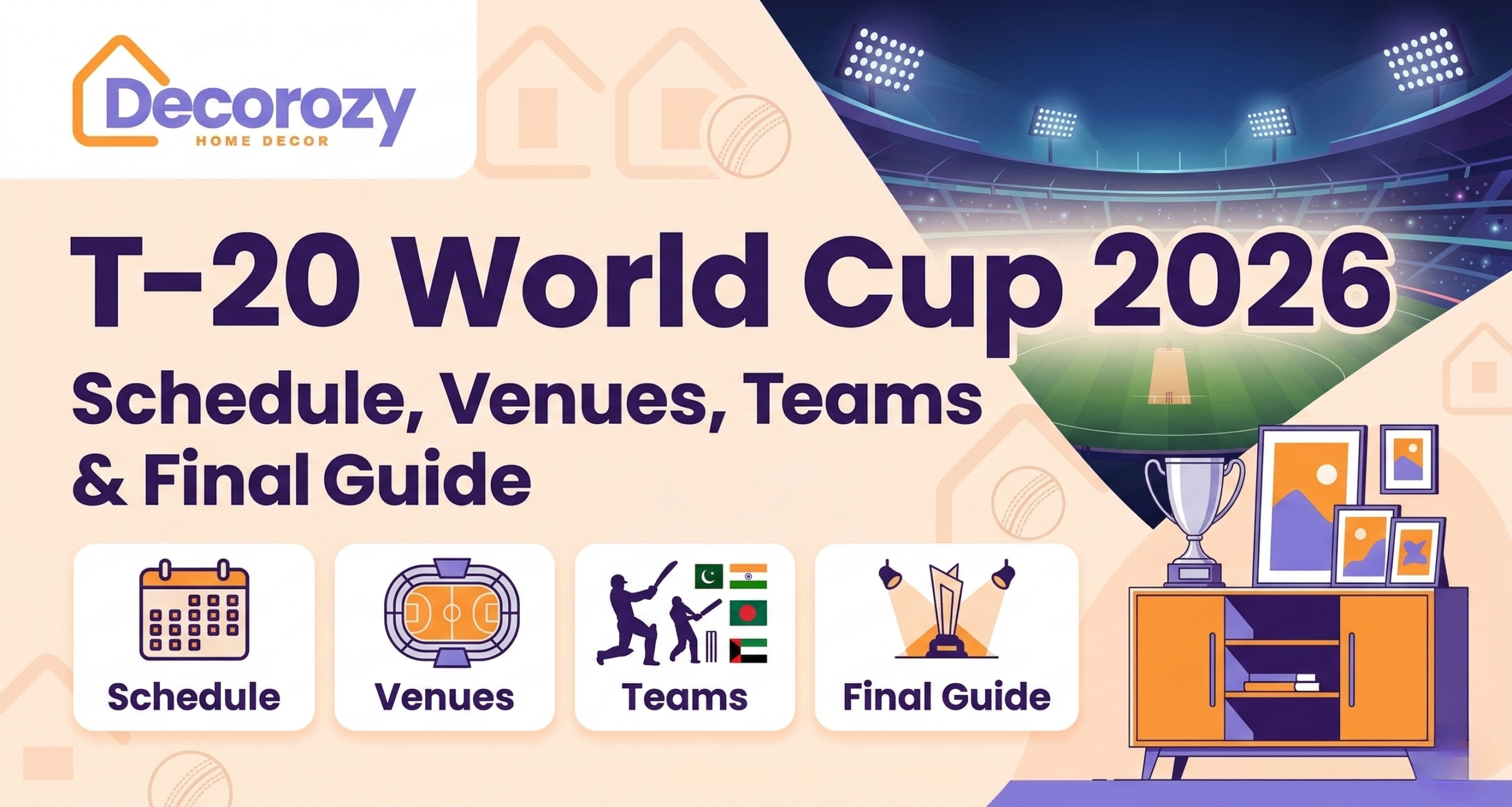 T-20 World Cup 2026: Schedule, Venues, Teams & Final Guide