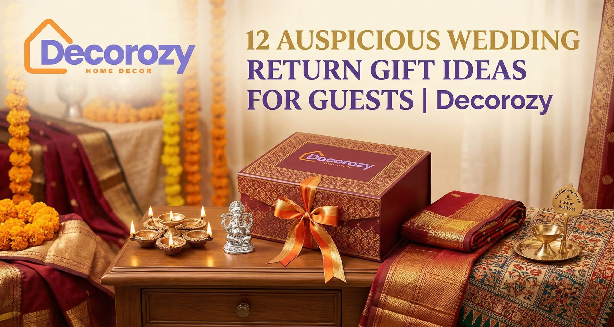 12 Auspicious Wedding Return Gift Ideas for Guests | Decorozy