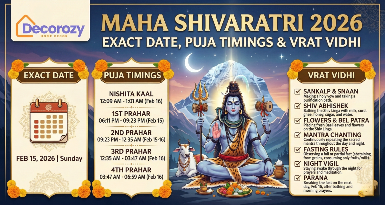 Maha Shivaratri 2026: Exact Date, Puja Timings & Vrat Vidhi