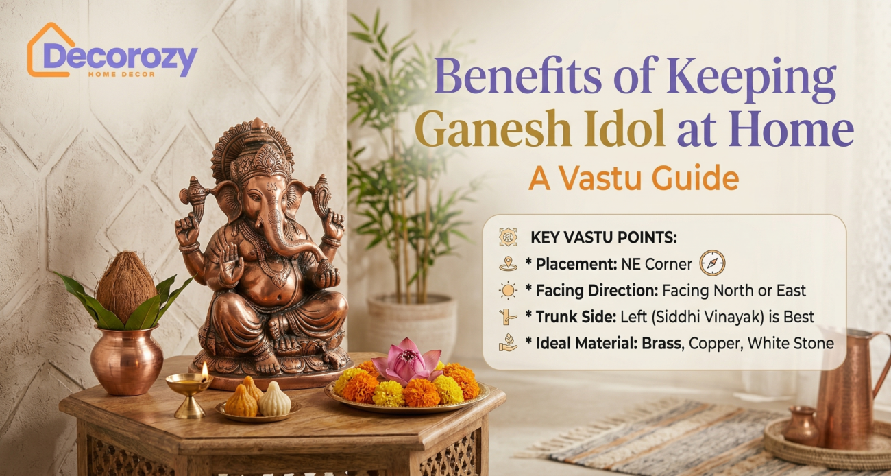 Benefits of Keeping Ganesh Idol at Home: A Vastu Guide