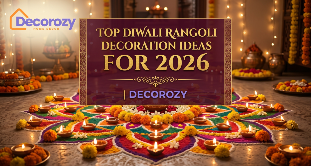 Top Diwali Rangoli Decoration Ideas for 2026 | Decorozy