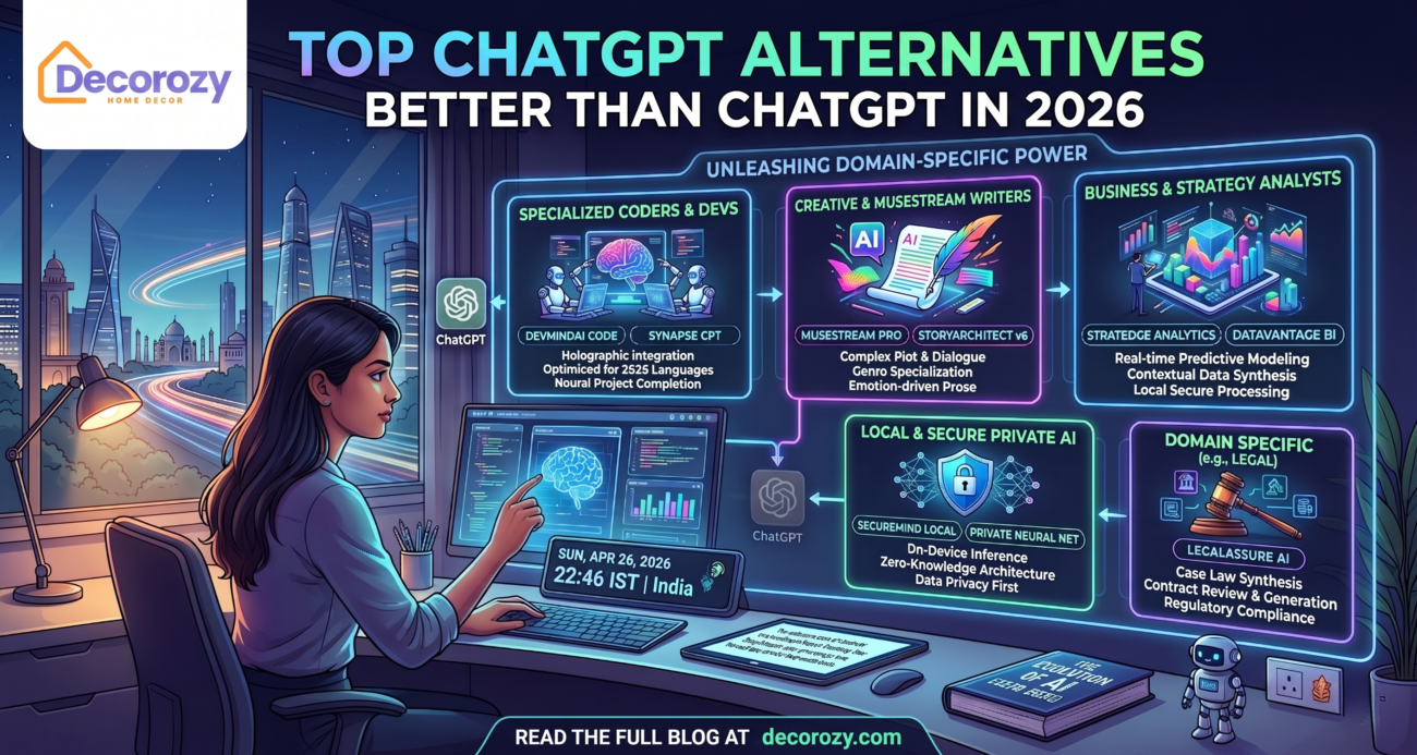 Top ChatGPT Alternatives Better Than ChatGPT in 2026