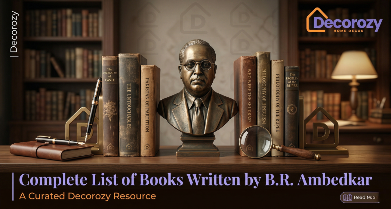 Complete List of Books Written by B.R. Ambedkar | Decorozy