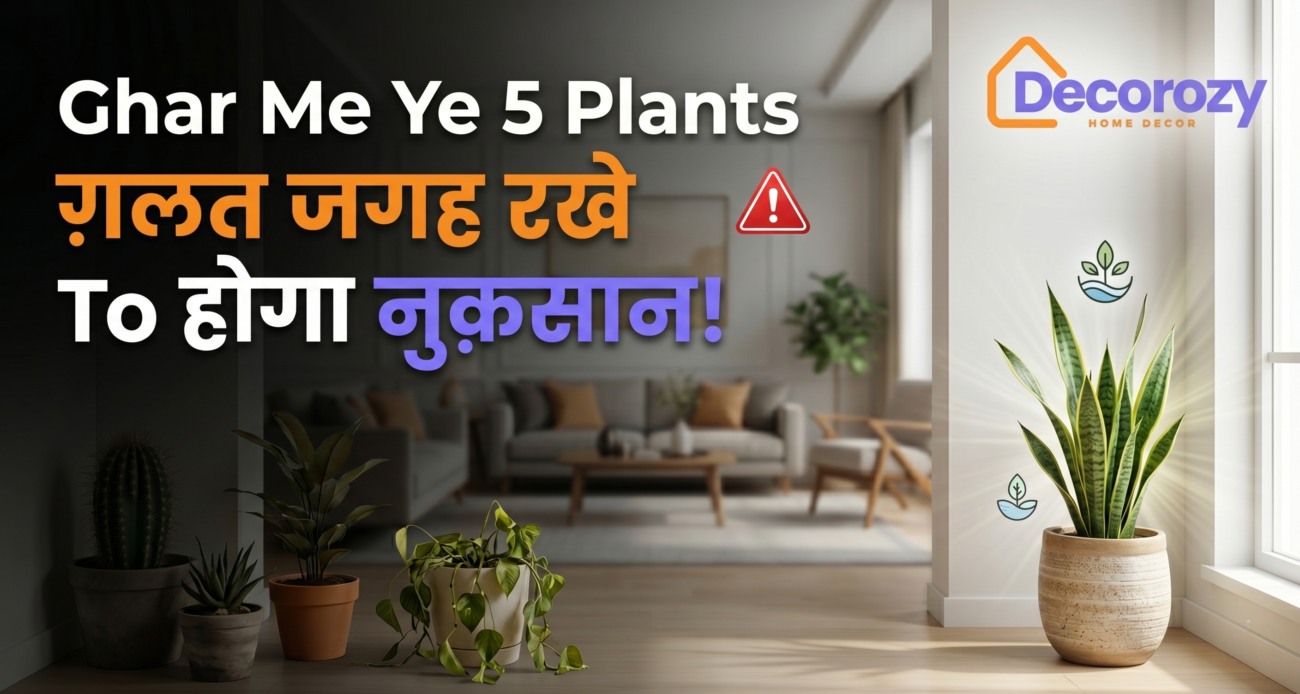 Ghar Me Ye 5 Plants Galt Jagah Rakhe To Hoga Nuksaan
