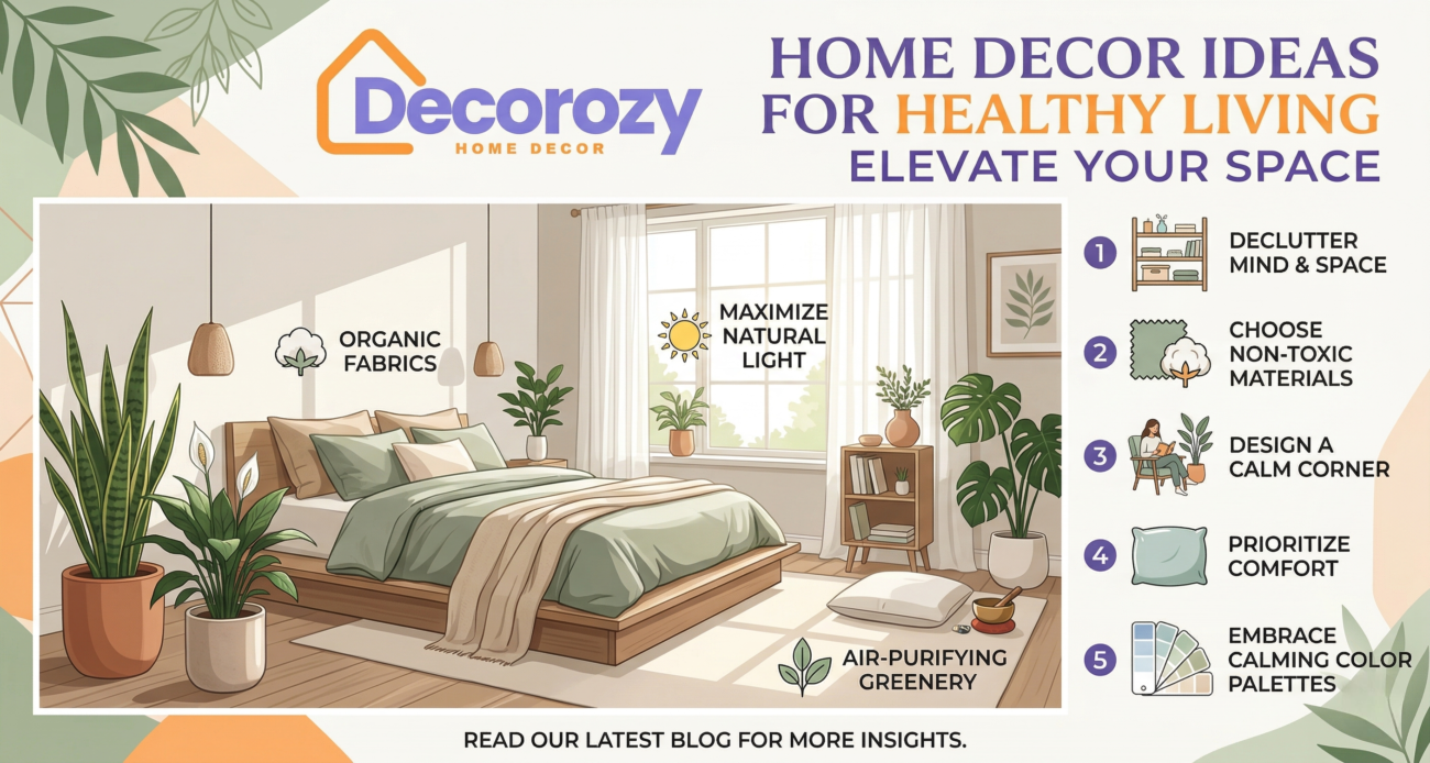 Home Decor Ideas for Healthy Living: Elevate Your Space
