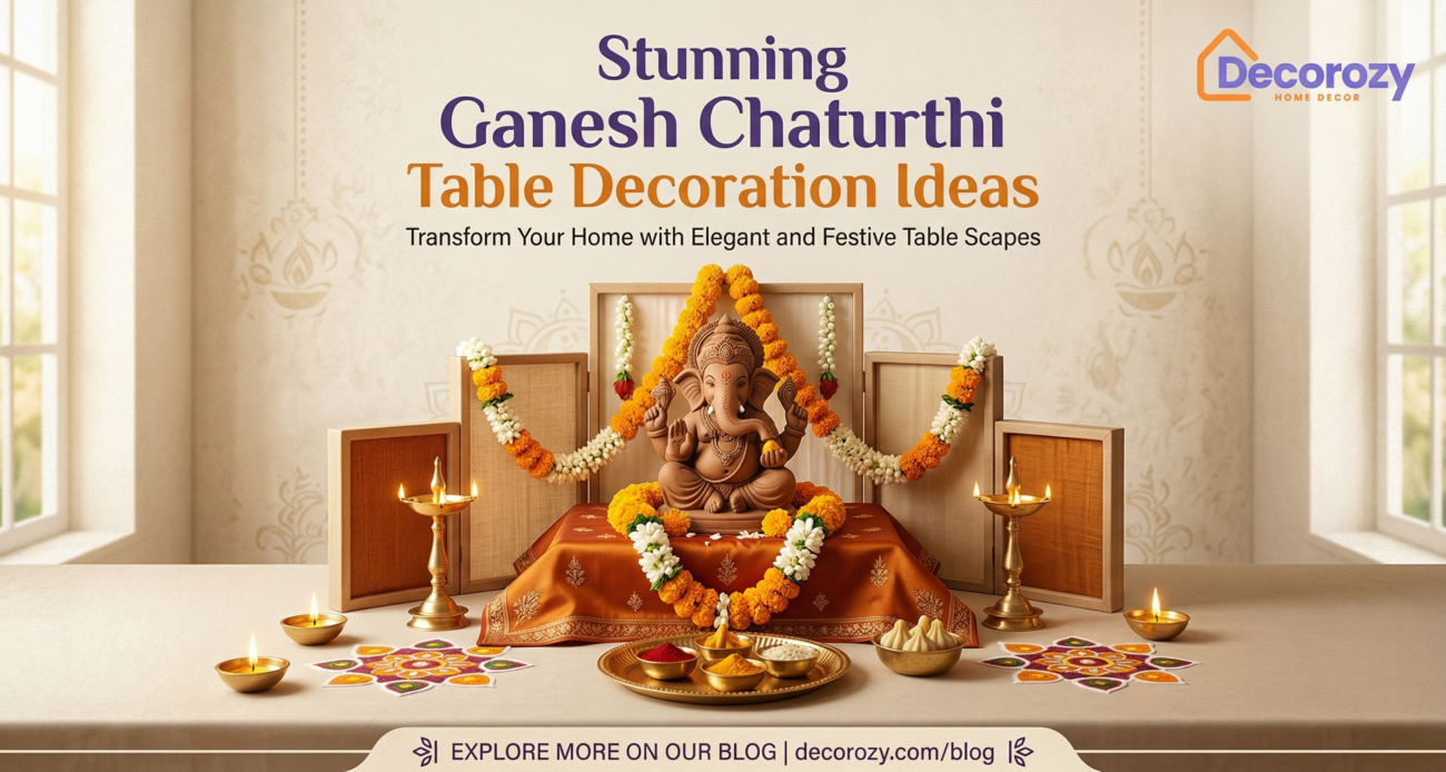 Stunning Ganesh Chaturthi Table Decoration Ideas