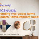 2026 Guide: Trending Wall Decor Items Modern Home Interiors Need