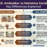 B.R. Ambedkar vs Mahatma Gandhi Key Differences Explained