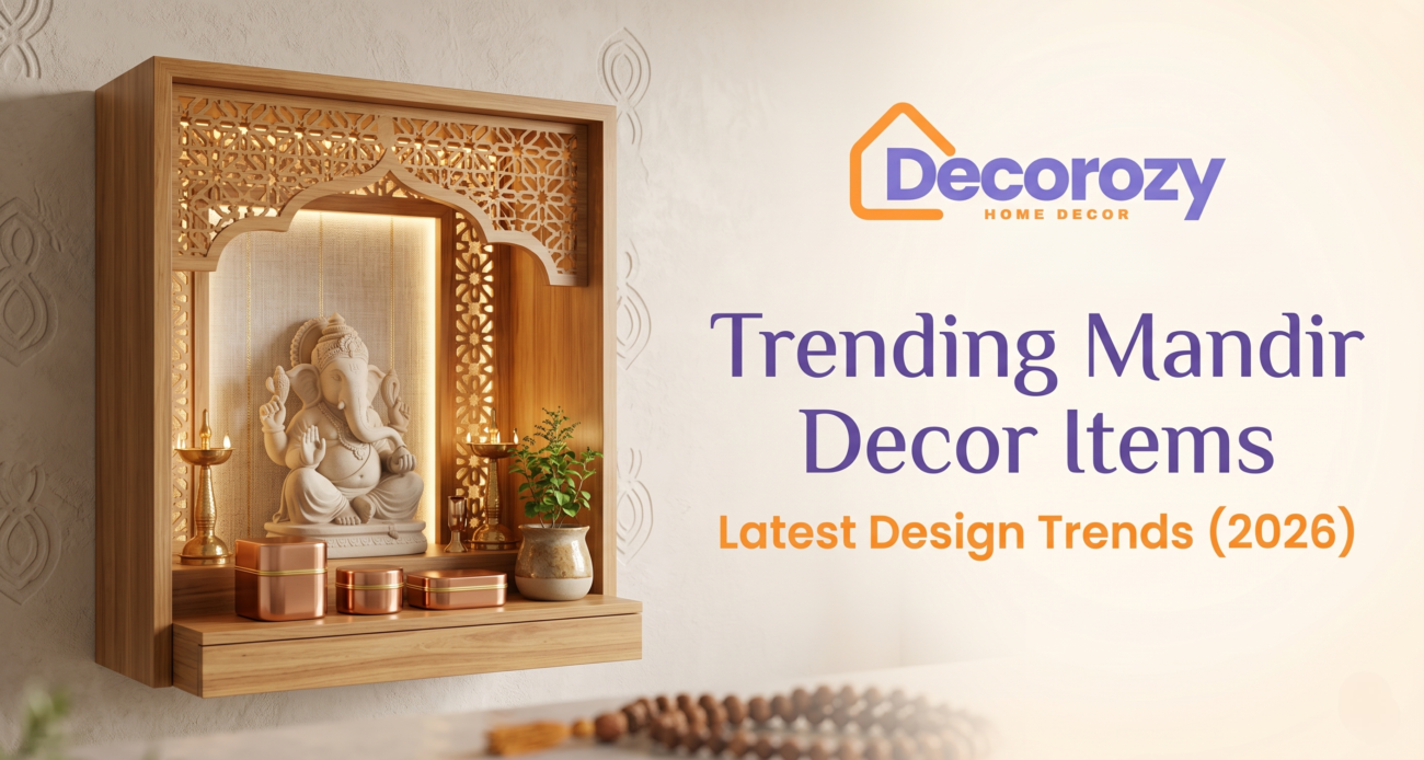 Trending Mandir Decor Items Latest Design Trends (2026)