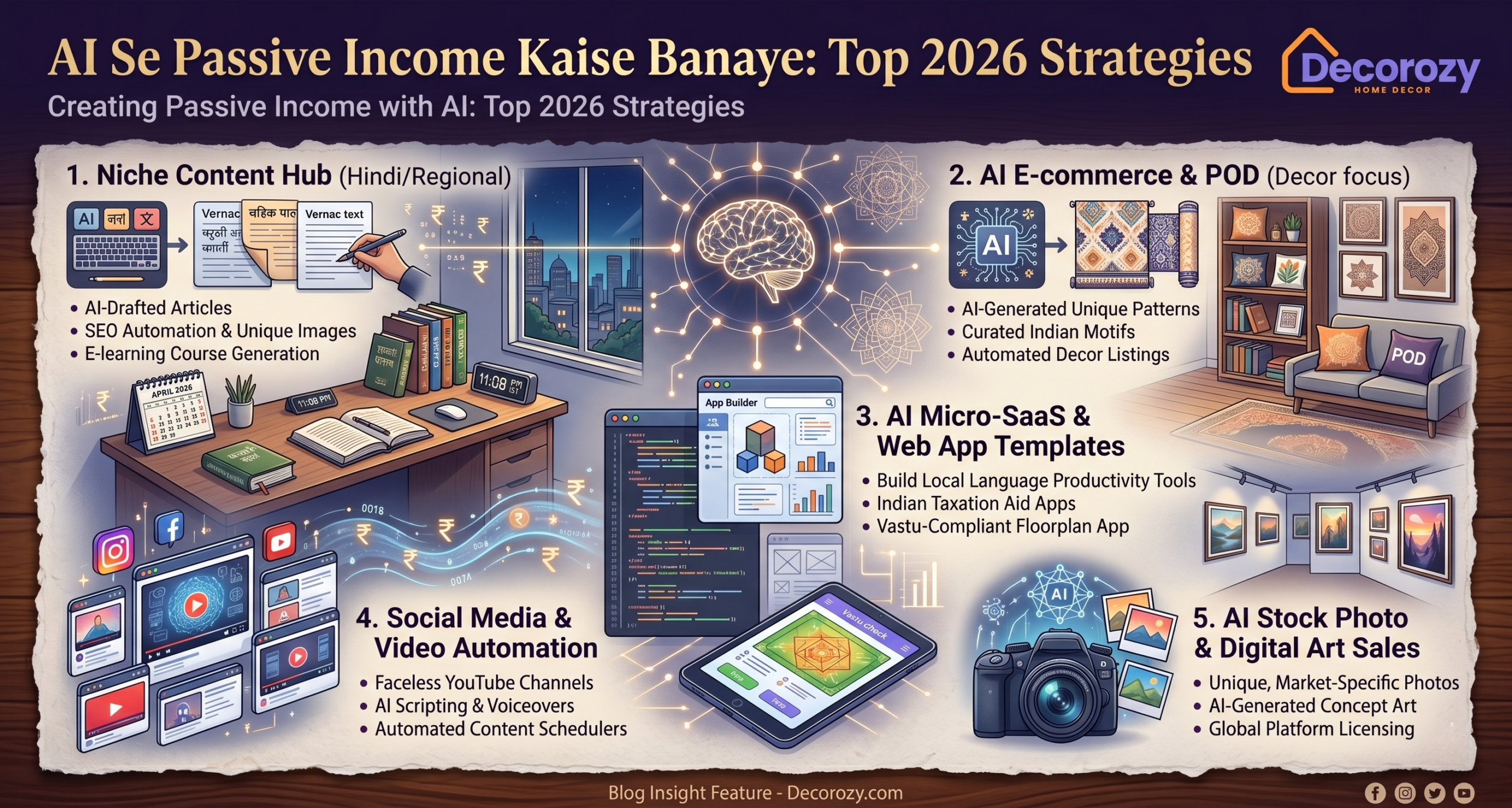AI Se Passive Income Kaise Banaye: Top 2026 Strategies