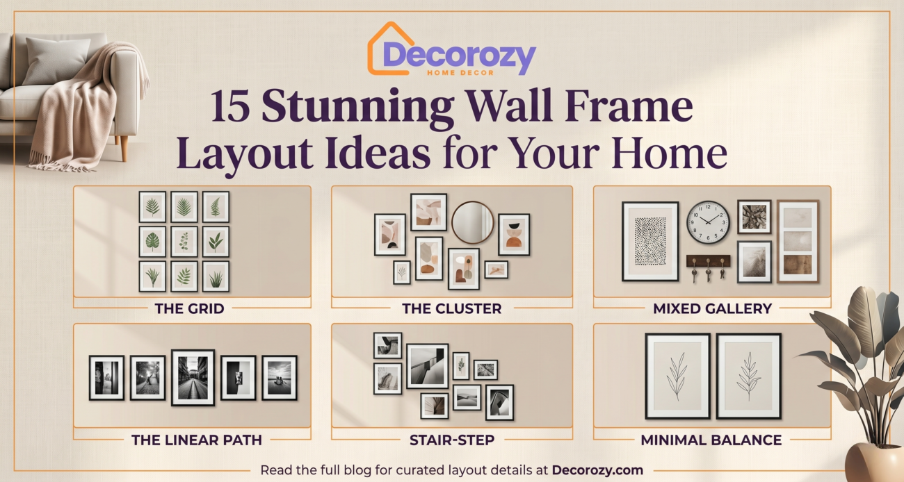 15 Stunning Wall Frame Layout Ideas for Your Home