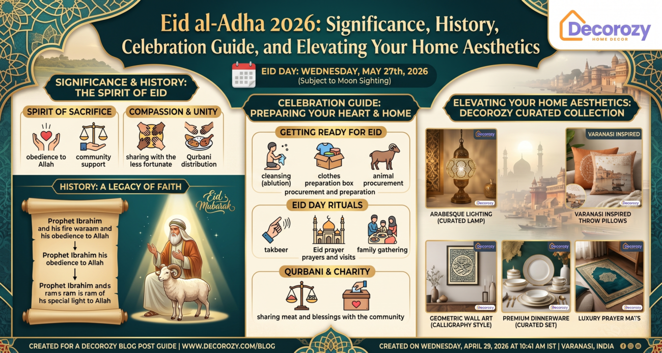Eid al-Adha 2026: Significance, History, Celebration Guide, and Elevating Your Home Aesthetics
