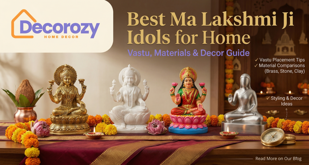 Best Ma Lakshmi Ji Idols for Home: Vastu, Materials & Decor Guide