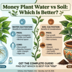 Money Plant Water vs Soil: Which Is Better?