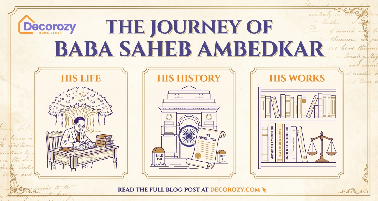 The Journey of Baba Saheb Ambedkar - Life, History & Works