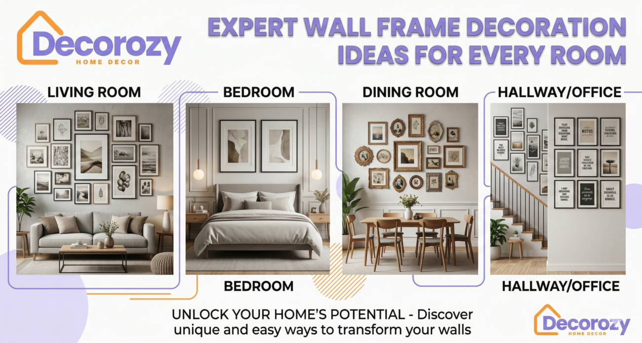 Expert Wall Frame Decoration Ideas for Every Room