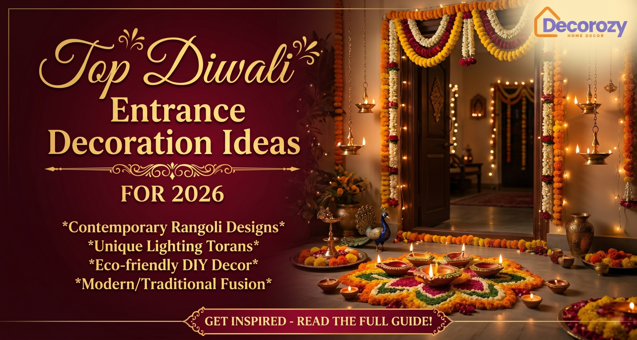Top Diwali Entrance Decoration Ideas for 2026