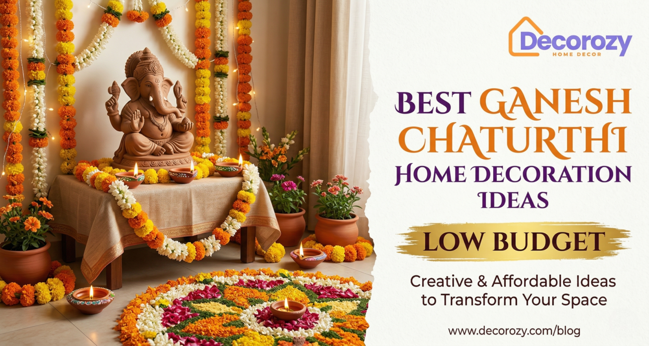 Best Ganesh Chaturthi Home Decoration Ideas Low Budget